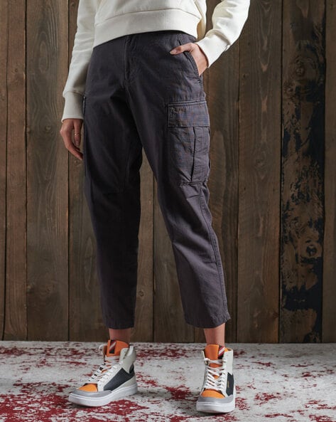 womens superdry cargo trousers