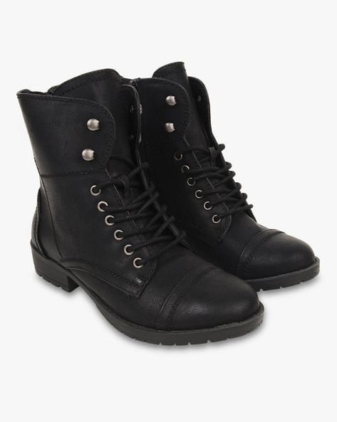 Steve Madden Platform ankle boots - black patent/black - Zalando.de