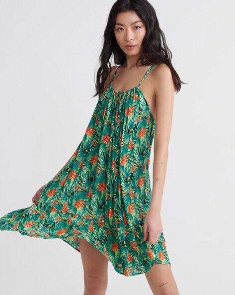 Buy Green Dresses for Women by SUPERDRY Online | Ajio.com