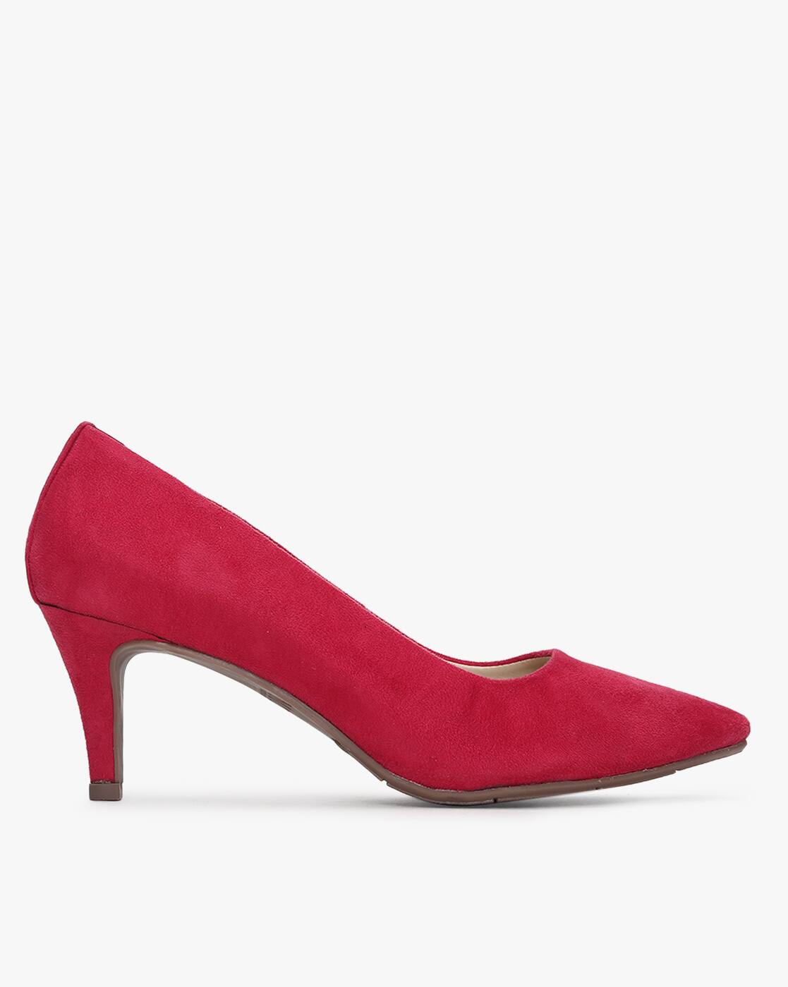 Red tape high heel shoes Clearance