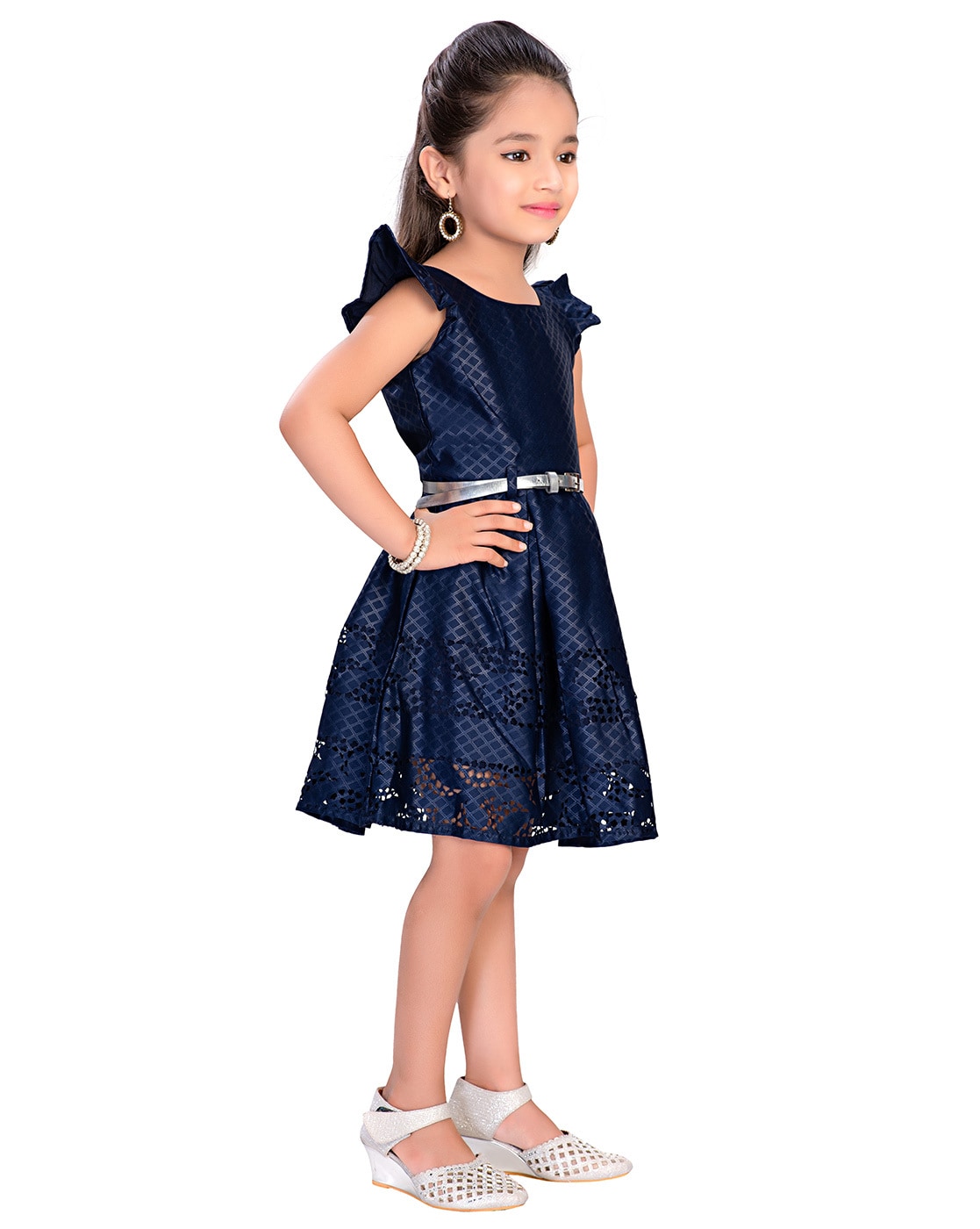 Buy Doodle Girls Midi/Knee Length A-Line Party Dress- Yellow- 6Y Online -  Lulu Hypermarket India