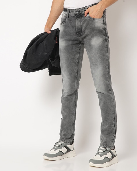 2021 Spring Autumn Men's Stretch Straight Fit Jeans Men's Denim Pants Brand  New Style Trousers Mens Wear - Jeans - AliExpress