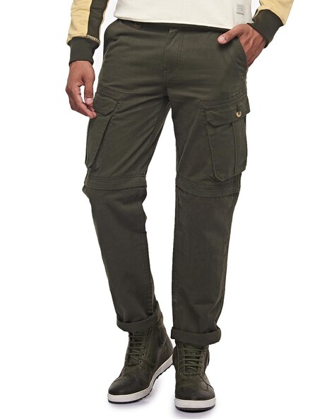 Royal Enfield Men's Universal Convertible Trousers (TRSS20003_Navy_30