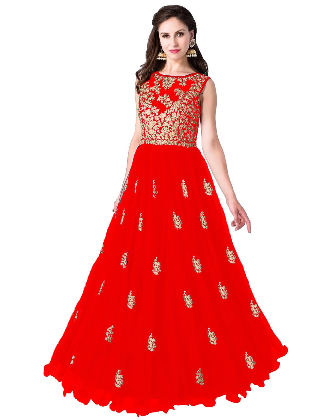 Buy Red Dresses Gowns for Women by COLORBUCKET Online Ajio