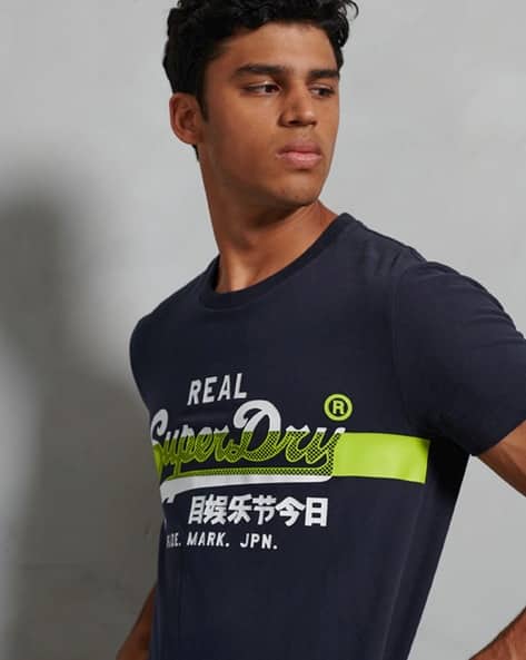 Buy Navy Blue Tshirts for Men by 