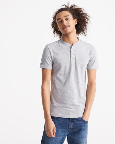 superdry henley shirt