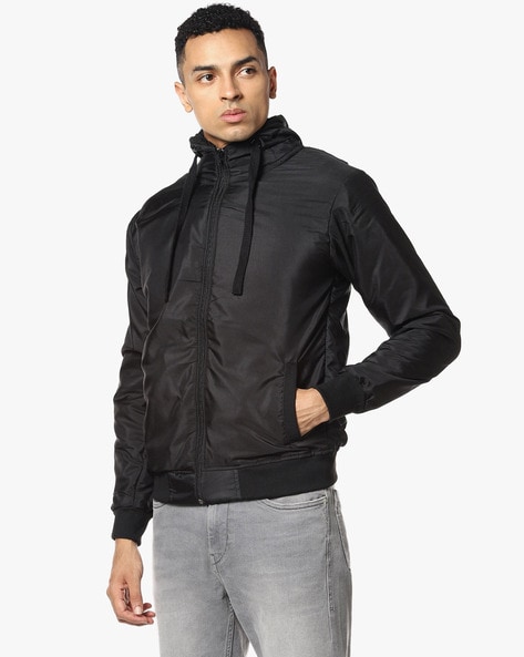 Buy Black Jackets & Coats for Men by Campus Sutra Online