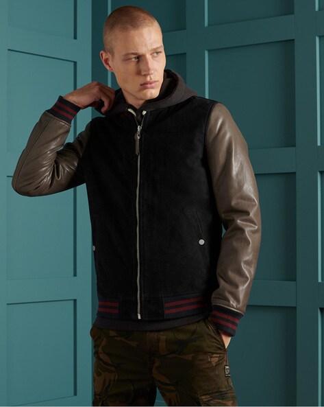 Team Eagle Wool Leather Varsity - Daniel's Leather