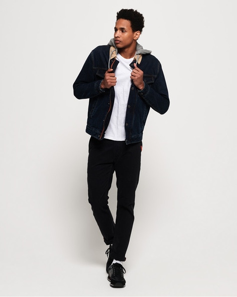 superdry hooded hacienda trucker jacket