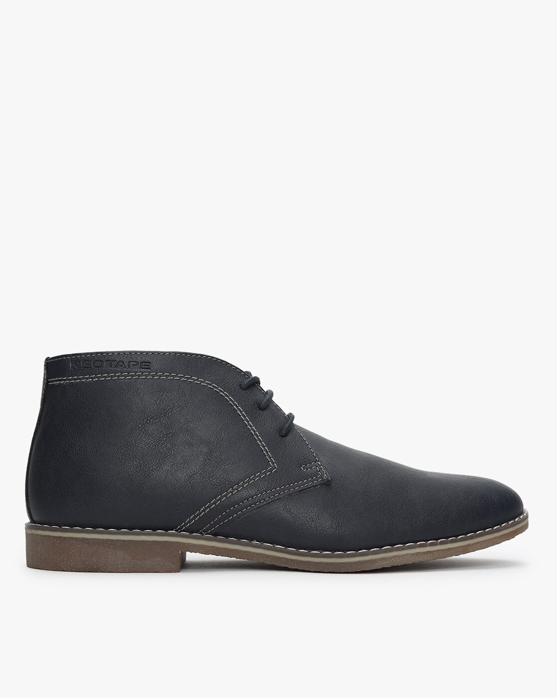 Mens navy best sale blue chukka boots