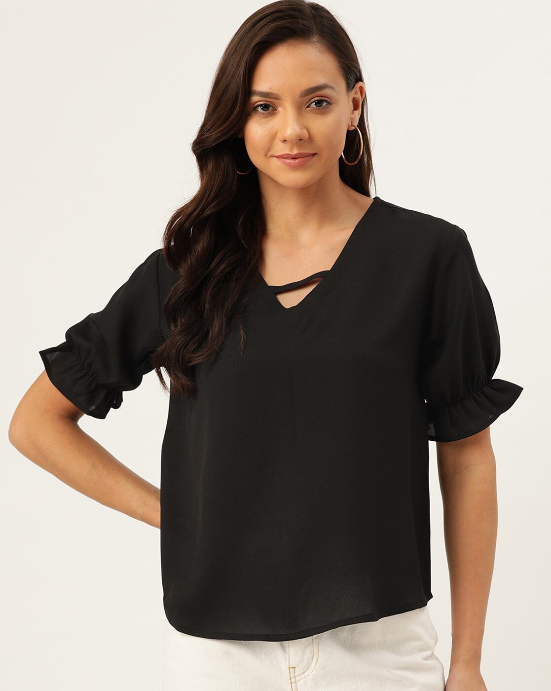 Buy Black Tops for Women by Ants Online