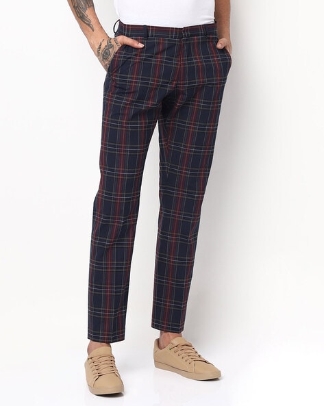 Comme Des Garçons check-pattern Cropped Trousers - Farfetch