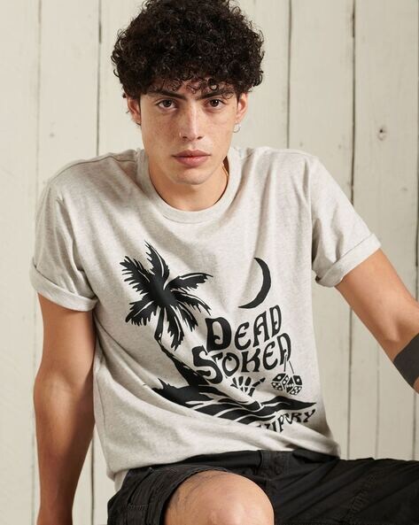 Cali Surf Graphic Print Crew-Neck T-shirt