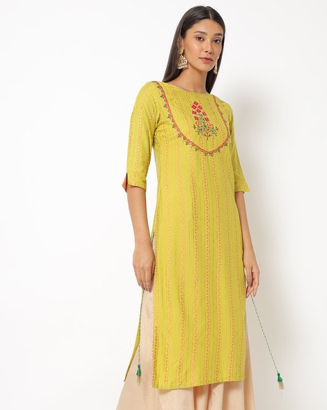 Kurta with side on sale dori