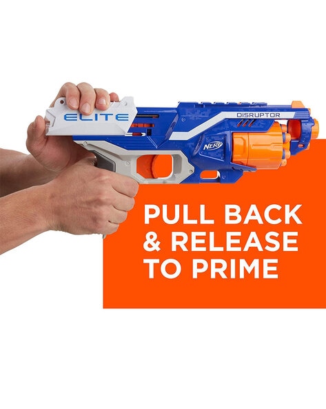 Nerf pull cheap back gun