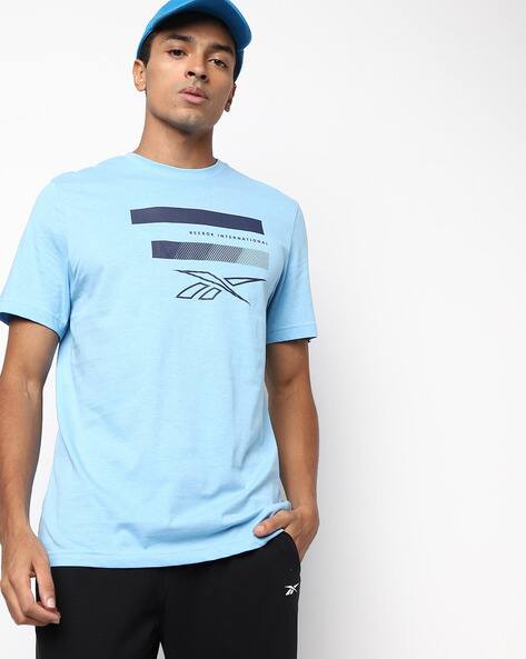 Buy Blue Tshirts for Men by Reebok 