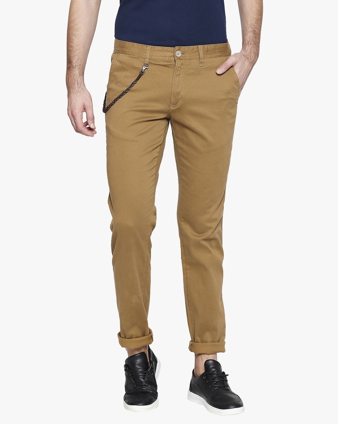 Spykar Men Dark Khaki Cotton Regular Fit Narrow Length Jeans (Rover) :  Amazon.in: Fashion