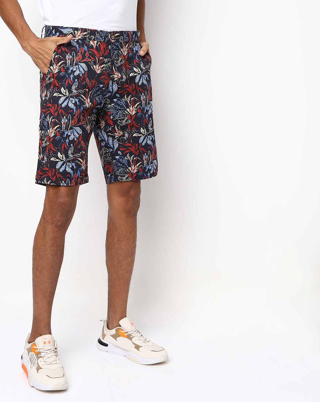 polo floral shorts