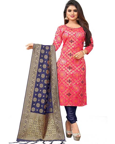 Buy Printed Dress Material Online – Koskii