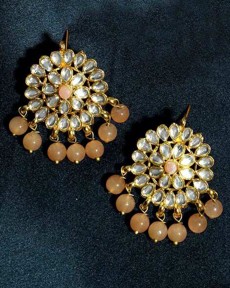 Designer & Fine Kundan Earrings – India1001.com