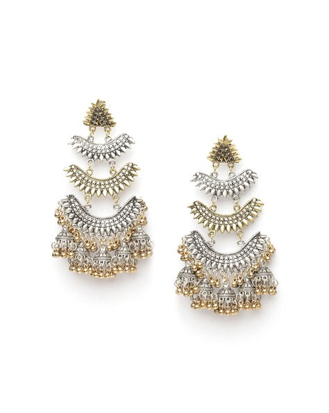 Manisha Jewellery Kundan Earrings With Maangtikka