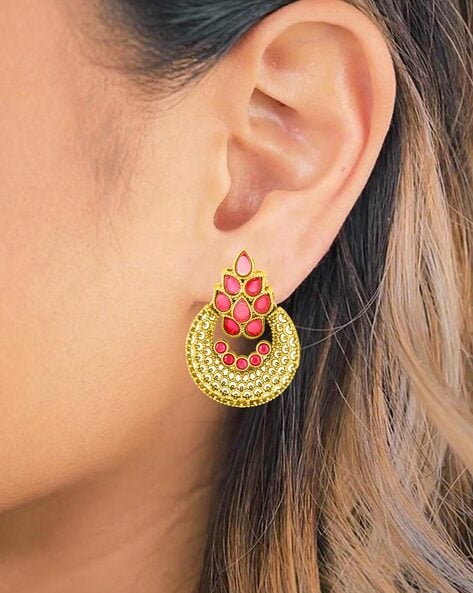 Seeta Nakash Chandbalis - Rajatamaya - Online Jewelry Store