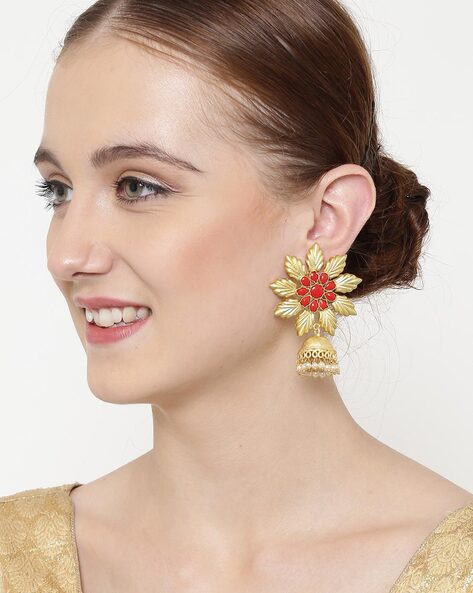 Buy Gold Earrings for Women by Panash Online