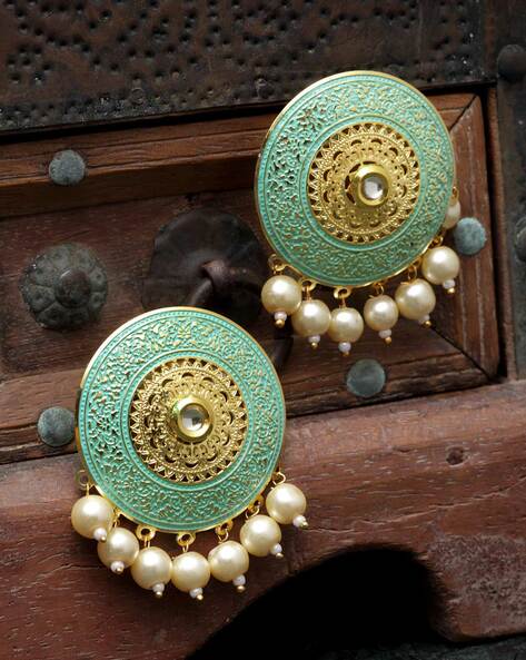 Buy Gold Earrings for Women by Panash Online