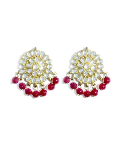 Buy Parna Maharashtrian Gold Plated Pearl Moti Bugadi Earrings - Exquisite  Traditional Jewelry for Women and Girls for Weddings and Special Occasions  at Amazon.in