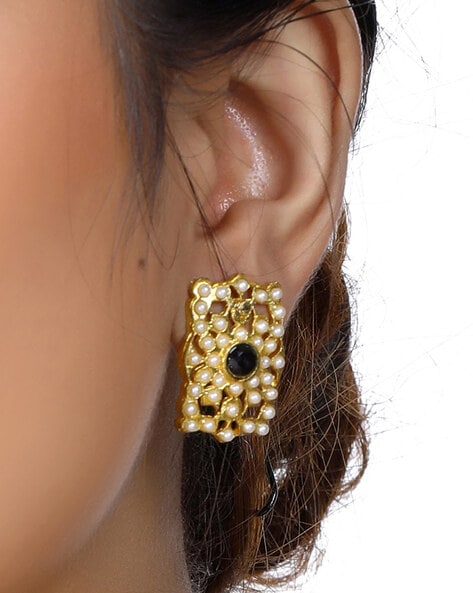 Bollywood Kundan Earrings/indian Earrings/pearl Earring/pakistani Earrings/statement  Earrings/long Chandelier/bridal Earrings/indian Wedding - Etsy