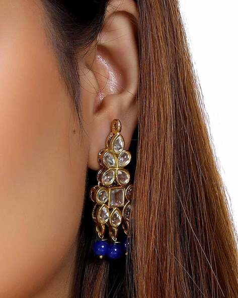 Kundan Earrings - Buy Kundan Earrings online at Best Prices in India |  Flipkart.com