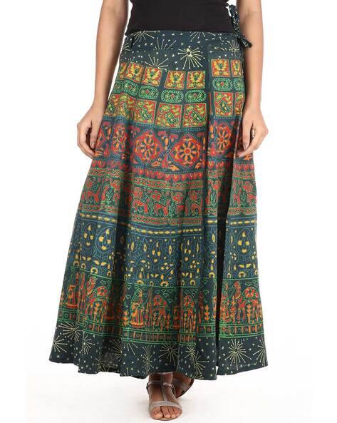 wrap around skirt ajio