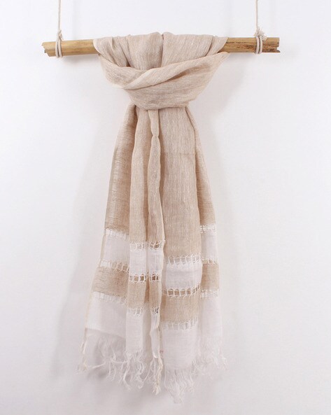 Heathered Scarf with Tassels Price in India
