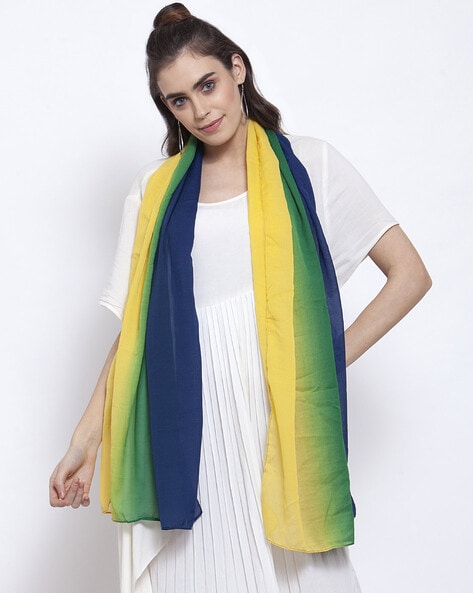 Stole with Colourblock Detail Price in India