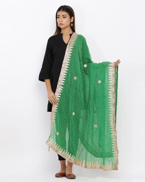 Gota Patti Dupatta with Tassels Price in India