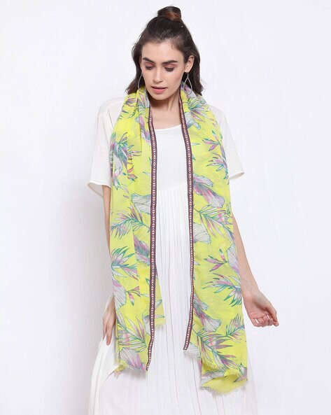 Stole with Floral Detail Price in India