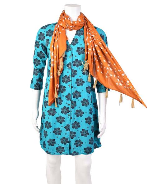 Star Digital Print Rayon Stole Price in India