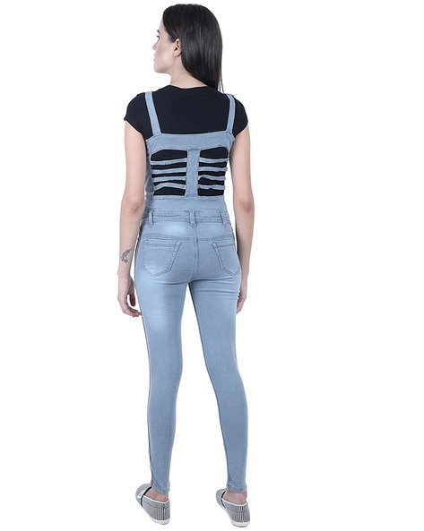 SheLook Women Black Dungaree - Buy SheLook Women Black Dungaree Online at  Best Prices in India | Flipkart.com