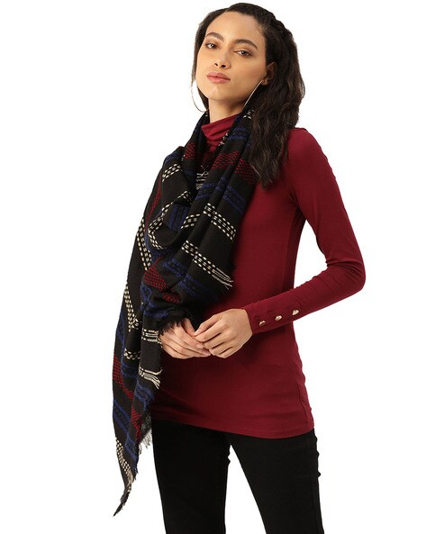 Stole with Striped Detail Price in India