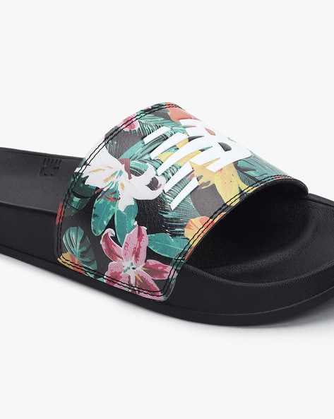 New balance floral slides new arrivals