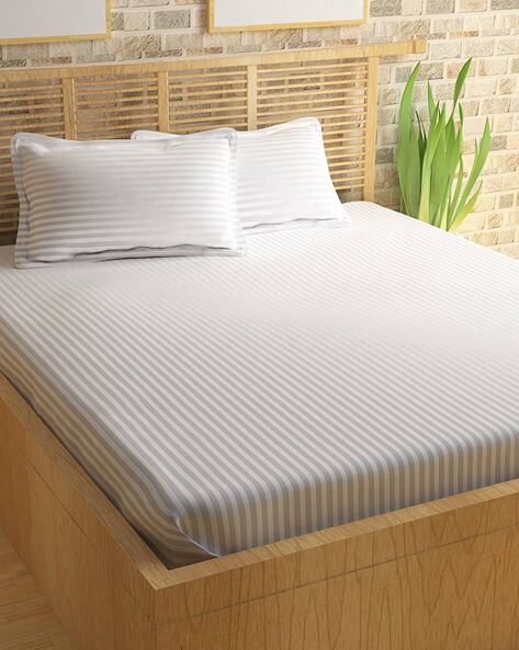 White Bedsheets For Home Kitchen, Single Bed Sheet Size In India