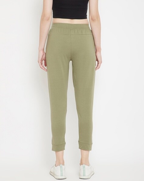 Buy Green Track Pants for Women by OKANE Online | Ajio.com