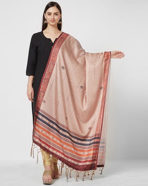 Pashmina Silk Printed Dupatta Price in India