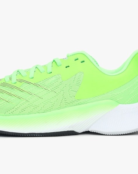 New balance lime green running shoes best sale