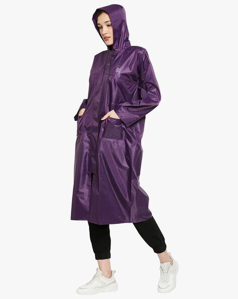 purple raincoats