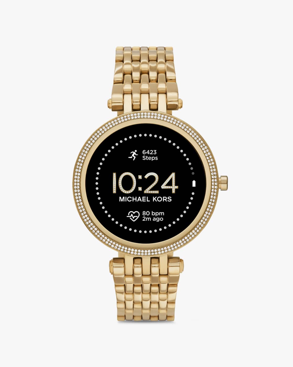 ⭐︎mqk⭐︎ Buy Michael Kors MKT5127 Gen 5E Darci Smartwatch | Gold Color