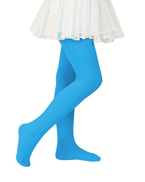 Kid Girls Stretchable White Stockings Bright Color Footed Ballet