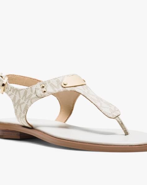 Buy vanilla Flat Sandals for Women by Michael Kors Online | Ajio.com
