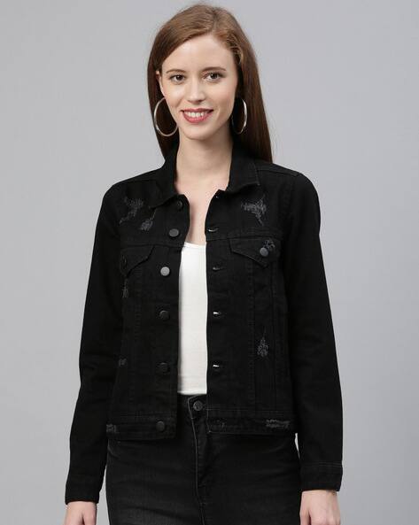 Buy Black Jackets \u0026 Coats for Women by 