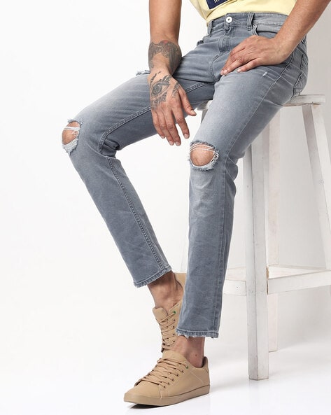 Buy Grey Jeans for Men by Produkt By Jack & Jones Online